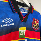 1995/96 FLAMENGO CENTENARY THIRD SHIRT (XL) UMBRO