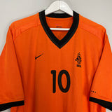 2000/02 NETHERLANDS BERGKAMP #10 HOME SHIRT (XXL) NIKE