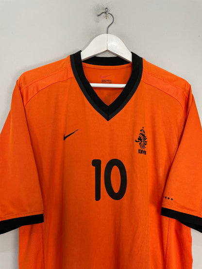 2000/02 NETHERLANDS BERGKAMP #10 HOME SHIRT (XXL) NIKE