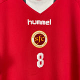 2009/10 STENHOUSEMUIR TRAINING SHIRT (L) HUMMEL