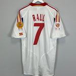 2004/06 SPAIN RAUL #7 AWAY SHIRT (L) ADIDAS