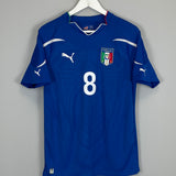 2010/12 ITALY GATTUSO #8 HOME SHIRT (M) PUMA