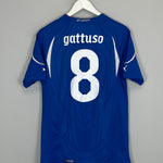 2010/12 ITALY GATTUSO #8 HOME SHIRT (M) PUMA