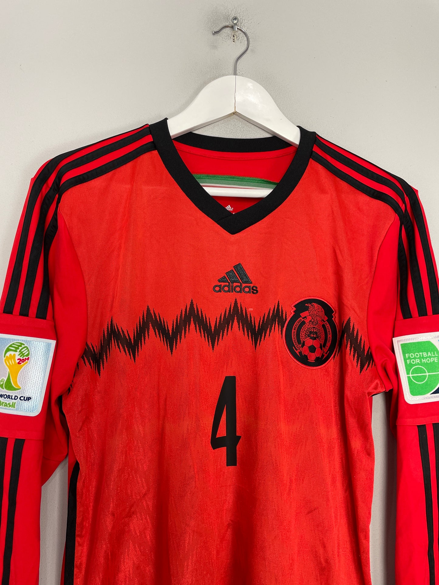 2014/15 MEXICO R.MARQUEZ #4 L/S AWAY SHIRT (M) ADIDAS