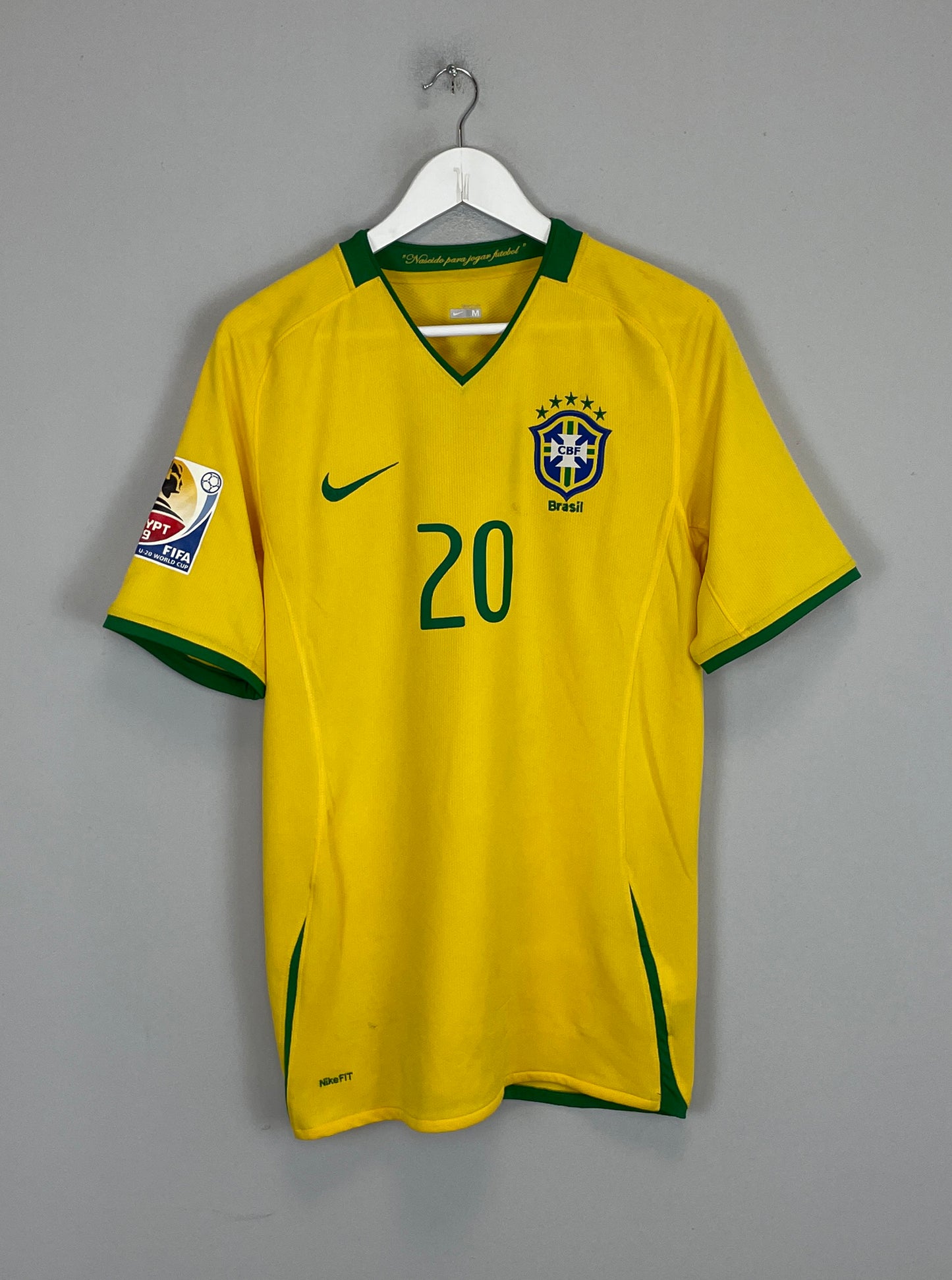 2008/10 BRAZIL CIRO #20 *SIGNED* HOME SHIRT (M) NIKE