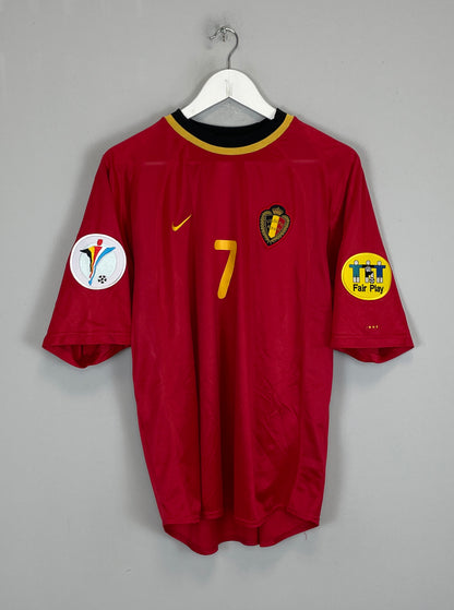 2000/02 BELGIUM WILMOTS #7 HOME SHIRT (S) NIKE