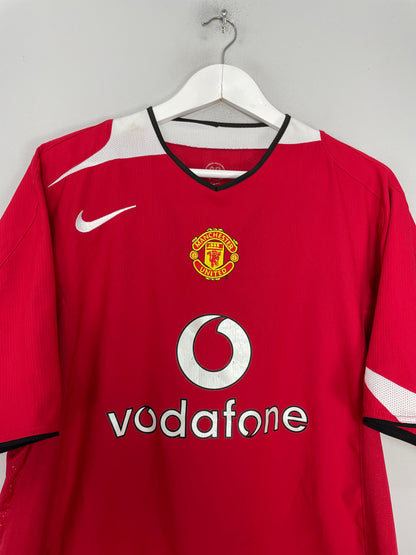 2004/06 MANCHESTER UNITED V.NIESTELROOY #10 HOME SHIRT (L) NIKE