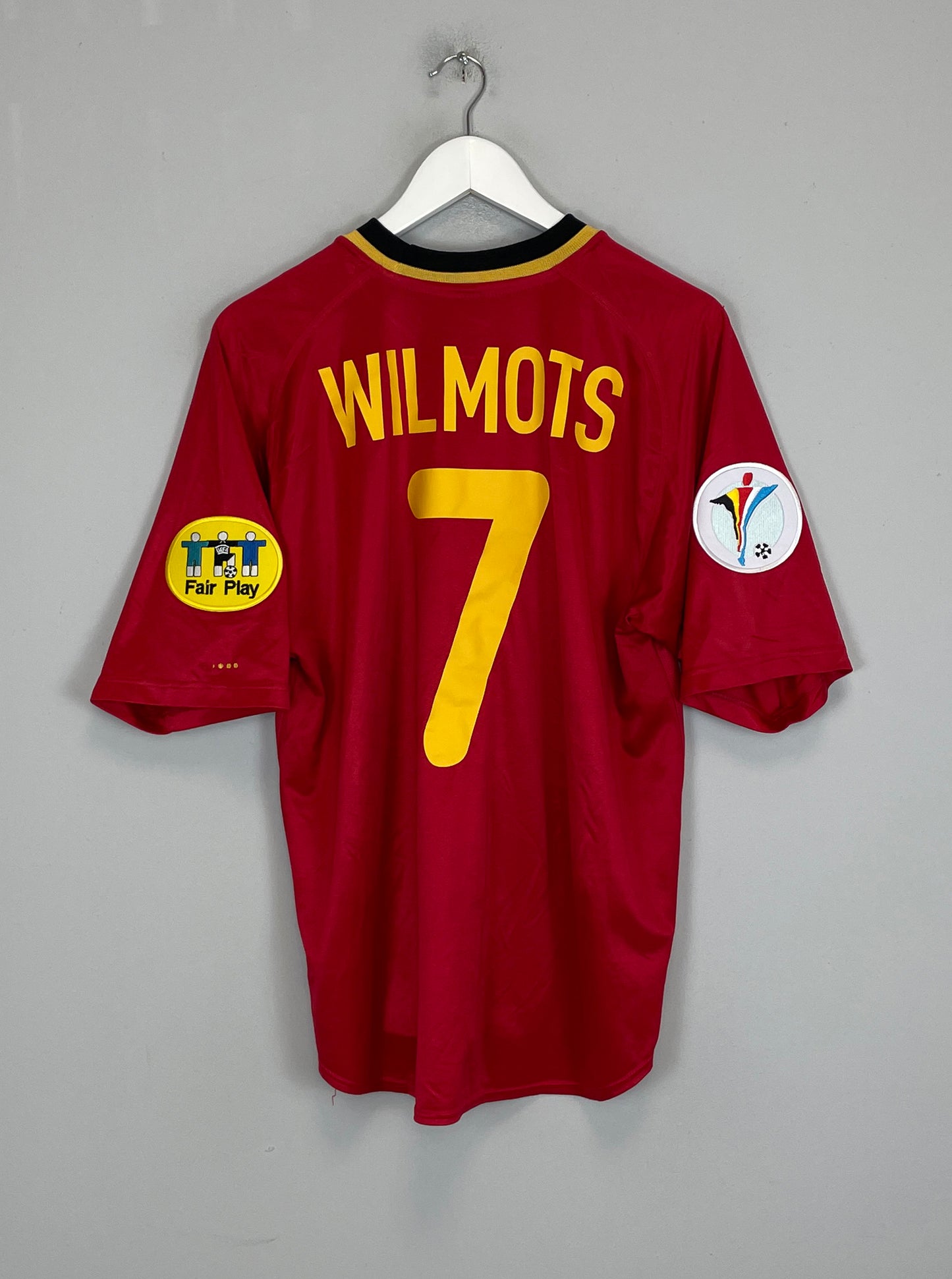 2000/02 BELGIUM WILMOTS #7 HOME SHIRT (S) NIKE