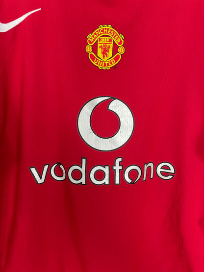 2004/06 MANCHESTER UNITED V.NIESTELROOY #10 HOME SHIRT (L) NIKE