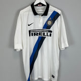 2011/12 INTER MILAN J.ZANETTI #4 AWAY SHIRT (XL) NIKE