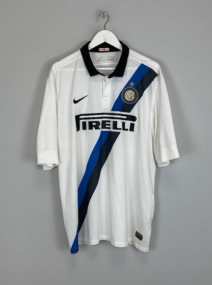 2011/12 INTER MILAN J.ZANETTI #4 AWAY SHIRT (XL) NIKE