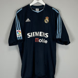 2003/04 REAL MADRID ZIDANE #5 AWAY SHIRT (XL) ADIDAS