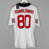 2012/13 AC MILAN RONALDINHO #80 *BNWT* AWAY SHIRT (L) ADIDAS