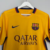 2015/16 BARCELONA MESSI #10 AWAY SHIRT (M) NIKE