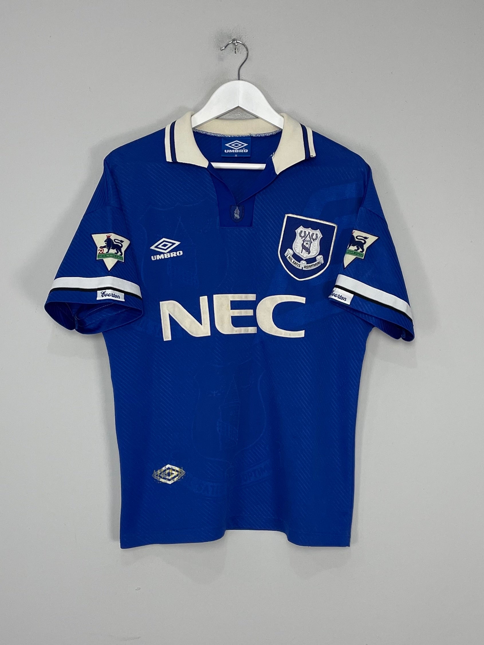 1993/95 EVERTON HOME SHIRT (M) UMBRO