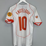 2004/06 NETHERLANDS V.NISTELROOY #10 AWAY SHIRT (M) NIKE