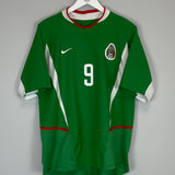 2003/04 MEXICO BORGETTI #9 HOME SHIRT (L) NIKE