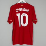 2015/16 LIVERPOOL COUTINHO #10 HOME SHIRT (L) NEW BALANCE