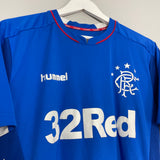 2018/19 RANGERS HOME SHIRT (M) HUMMEL