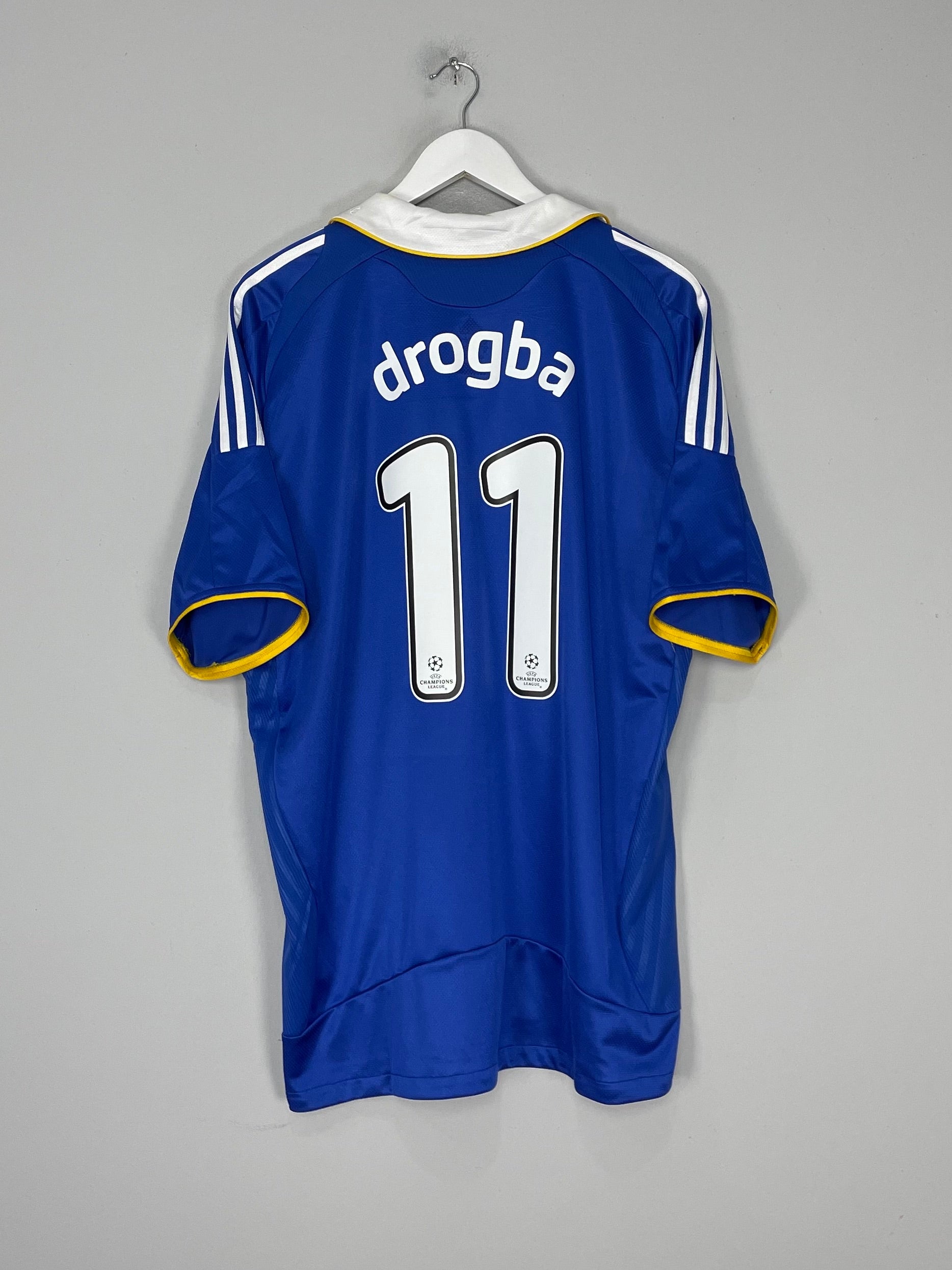 2008/09 CHELSEA DROGBA #11 HOME SHIRT (XL) ADIDAS