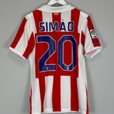 2010/11 ATLETICO MADRID SIMAO #20 HOME SHIRT (S) NIKE