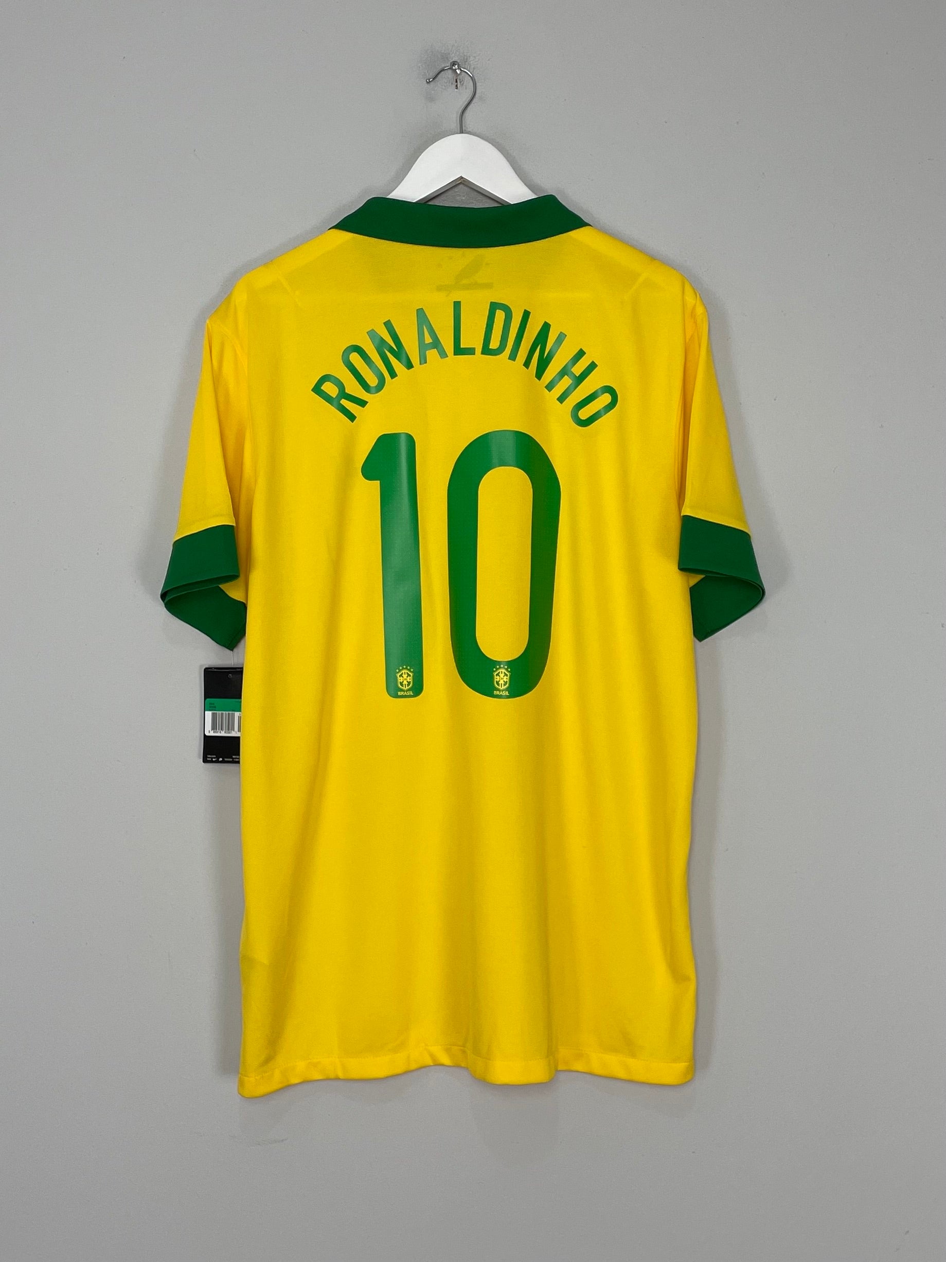 2013/14 BRAZIL RONALDINHO #10 *BNWT* HOME SHIRT (XL) NIKE