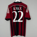 2014/15 AC MILAN KAKA #22 HOME SHIRT (L) ADIDAS