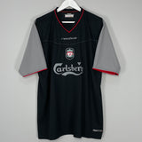 2002/04 LIVERPOOL HESKEY #8 AWAY SHIRT (XL) REEBOK