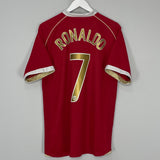 2006/07 MANCHESTER UNITED RONALDO #7 HOME SHIRT (L) NIKE