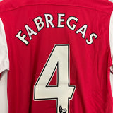 2010/11 ARSENAL FABREGAS #4 HOME SHIRT (M) NIKE