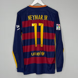 2015/16 BARCELONA NEYMAR JR #11 L/S HOME SHIRT (S) NIKE