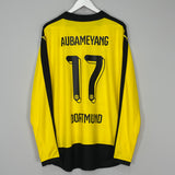 2015/16 DORTMUND AUBAMEYANG #17 L/S HOME SHIRT (XL) PUMA