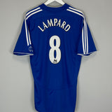 2006/08 CHELSEA LAMPARD #8 HOME SHIRT (L) ADIDAS