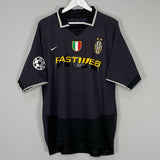 2003/04 JUVENTUS DEL PIERO #10 C/L AWAY SHIRT (XL) NIKE