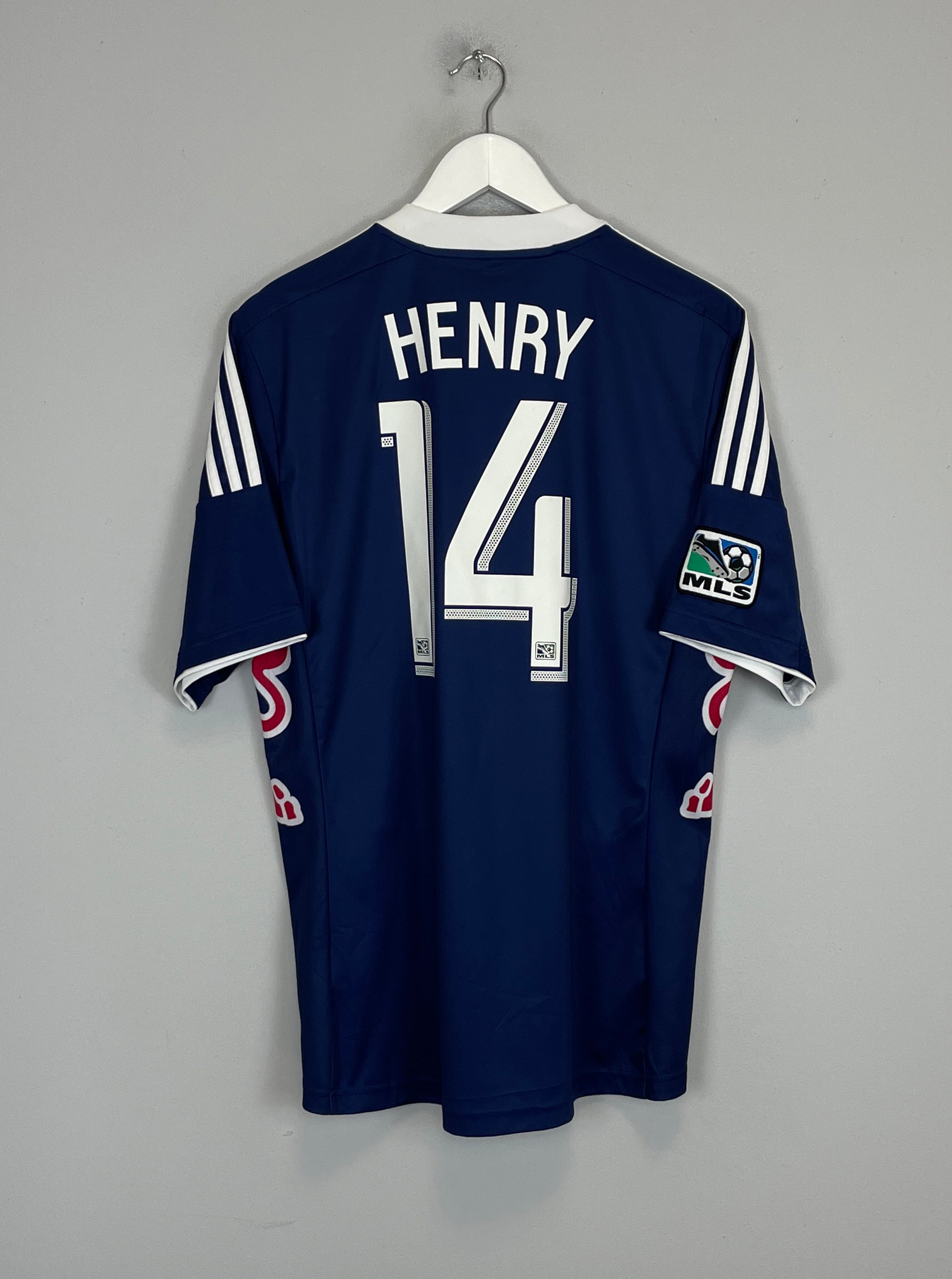 2012/14 NEW YORK RED BULLS HENRY #14 AWAY SHIRT (L) ADIDAS