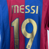 2006/07 BARCELONA MESSI #19 HOME SHIRT (M) NIKE