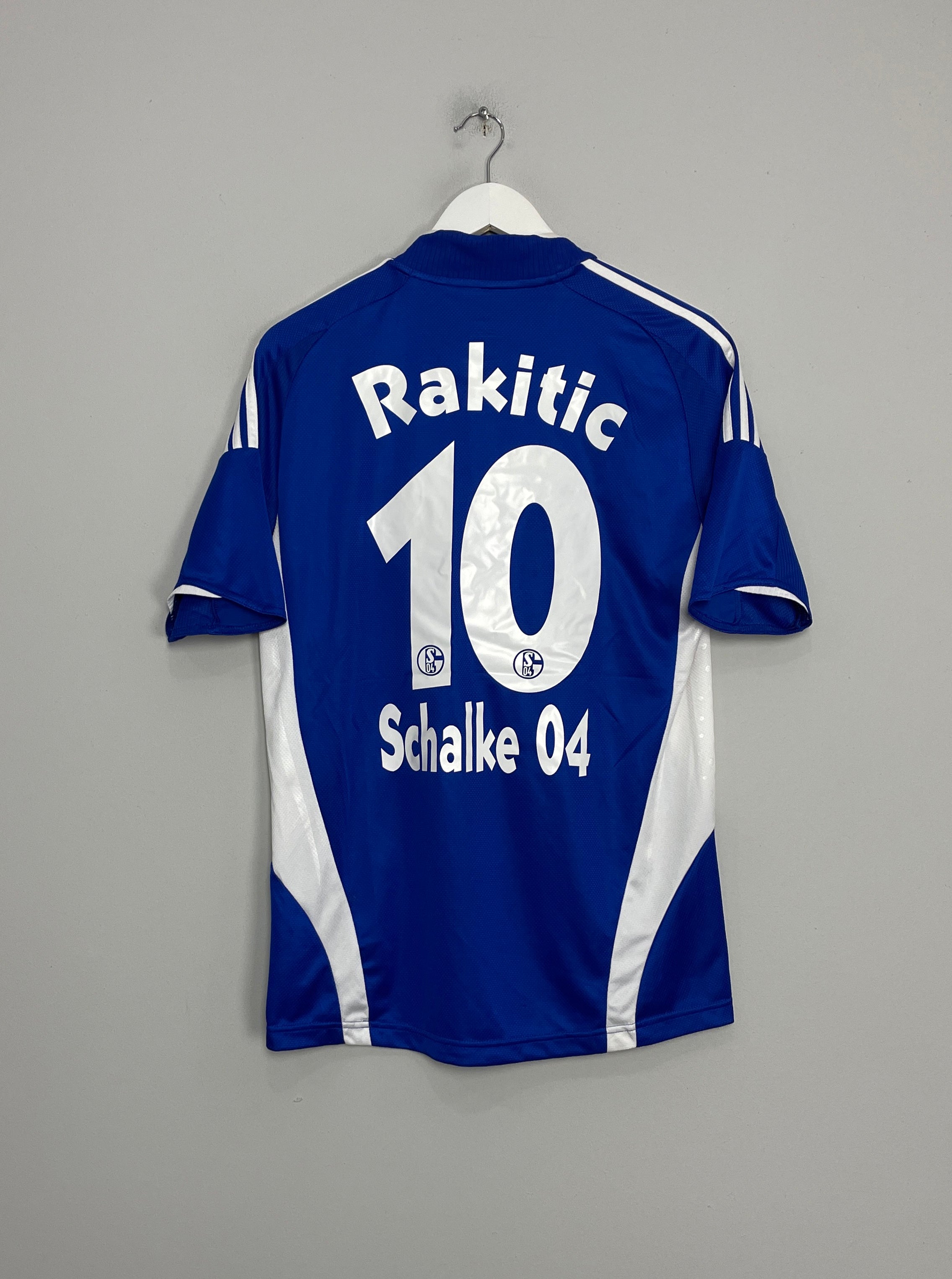 2008/10 SCHALKE RAKITIC #10 HOME SHIRT (M/L) ADIDAS