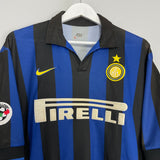 1998/99 INTER MILAN RONALDO #9 HOME SHIRT (L) NIKE