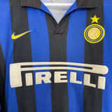 1998/99 INTER MILAN RONALDO #9 HOME SHIRT (L) NIKE