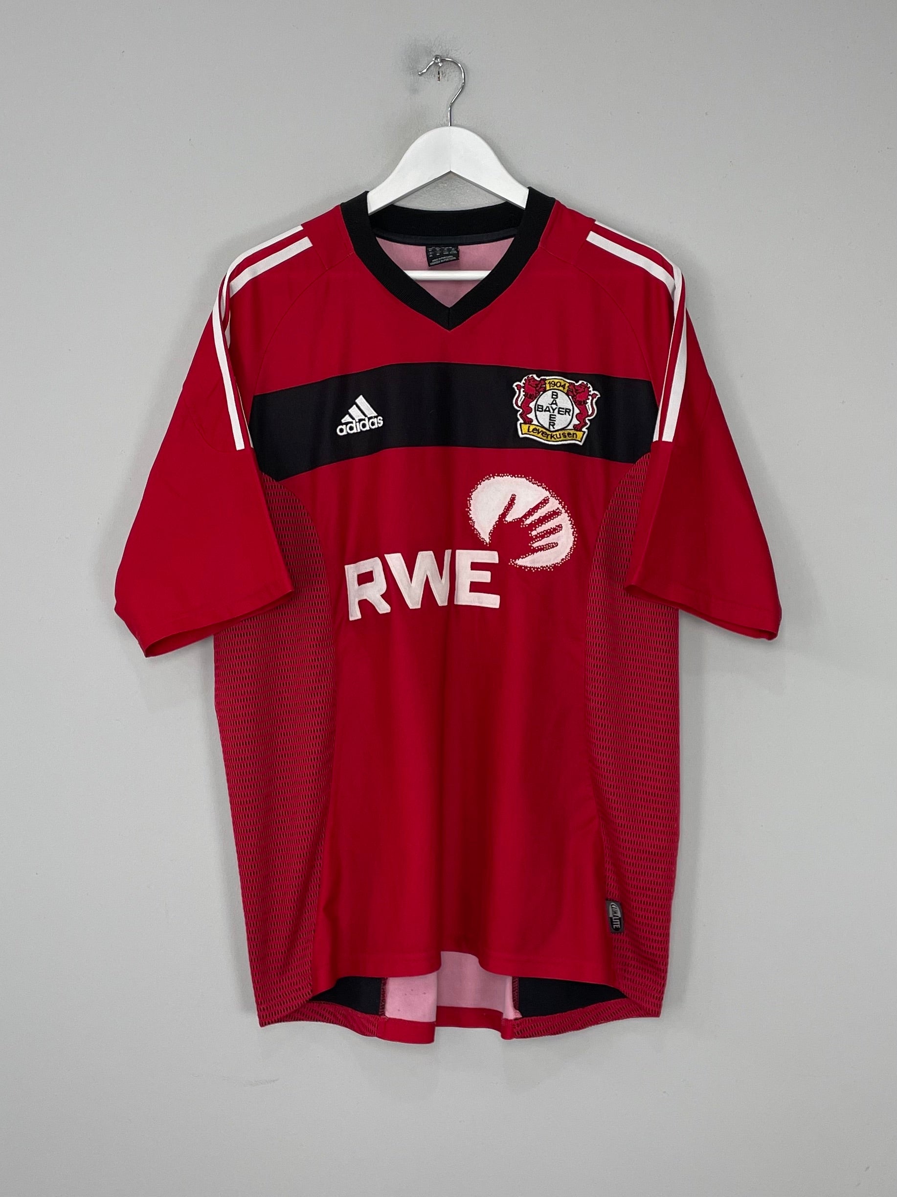 2002/04 BAYER LEVERKUSEN HOME SHIRT (XL) ADIDAS