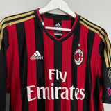 2013/14 AC MILAN KAKA #22 C/L HOME SHIRT (L) ADIDAS