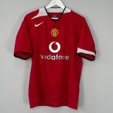 2004/06 MANCHESTER UNITED RONALDO #7 HOME SHIRT (L) NIKE