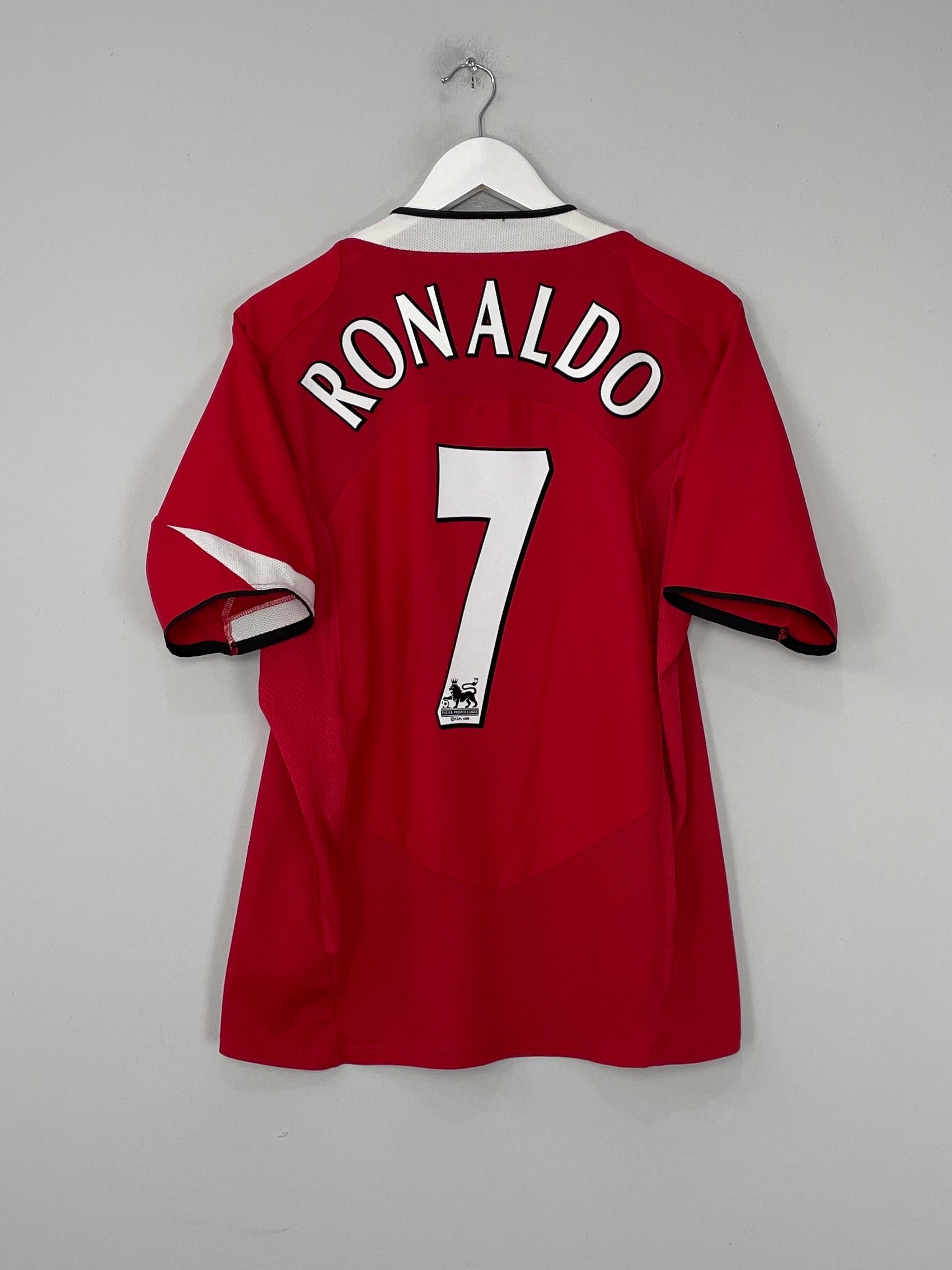 2004/06 MANCHESTER UNITED RONALDO #7 HOME SHIRT (L) NIKE