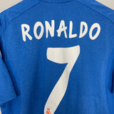 2013/14 REAL MADRID RONALDO #7 AWAY SHIRT (M) ADIDAS