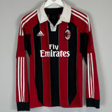 2012/13 AC MILAN IBRAHIMOVIC #11 L/S HOME SHIRT (S) ADIDAS