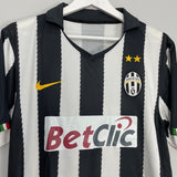 2010/11 JUVENTUS DEL PIERO #10 HOME SHIRT (M) NIKE