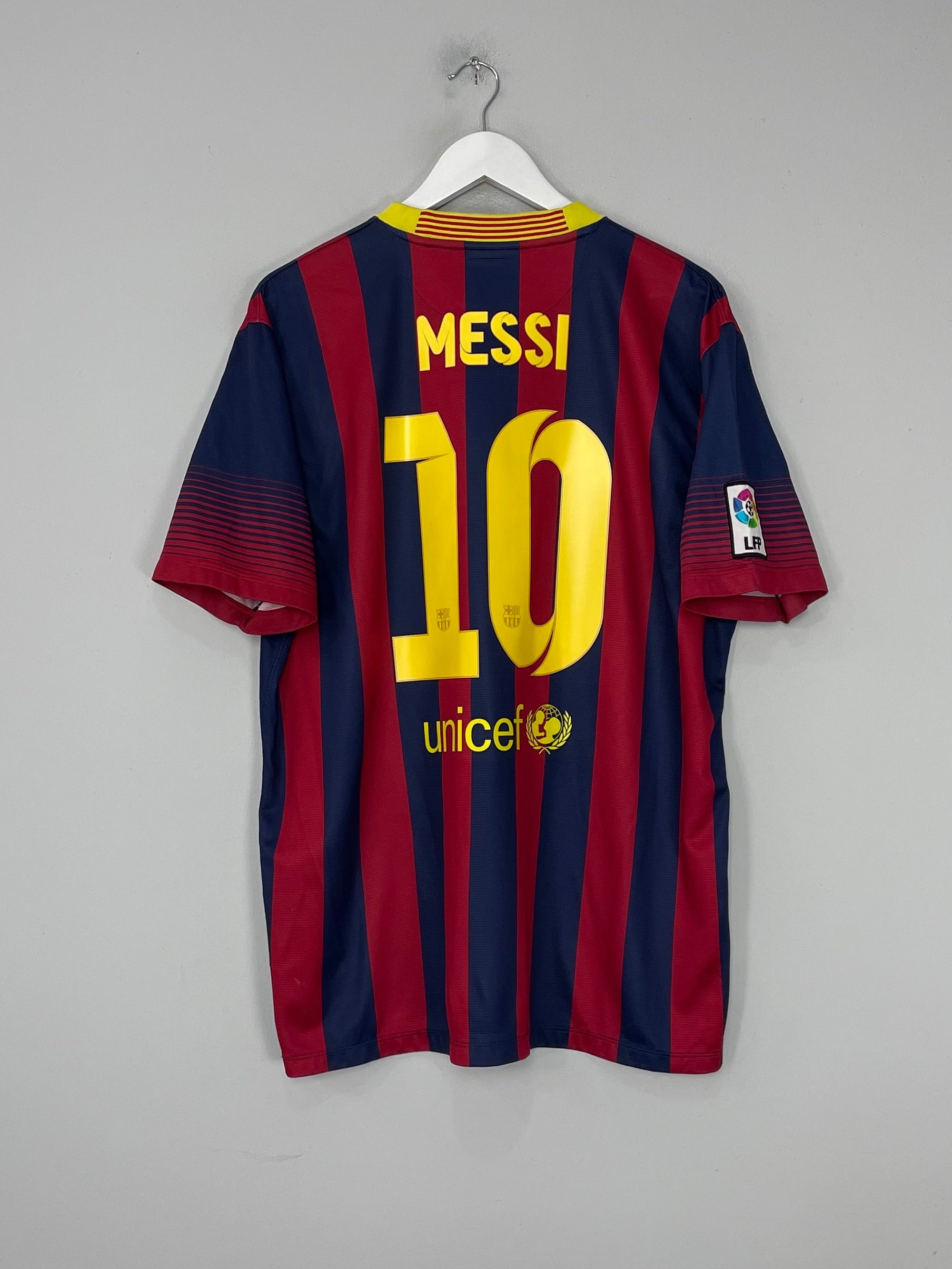 2013/14 BARCELONA MESSI #10 HOME SHIRT (XL) NIKE