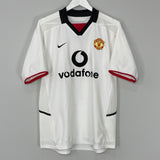 2002/03 MANCHESTER UNITED BECKHAM #7 AWAY SHIRT (M) NIKE