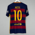 2015/16 BARCELONA MESSI #10 HOME SHIRT (S) NIKE