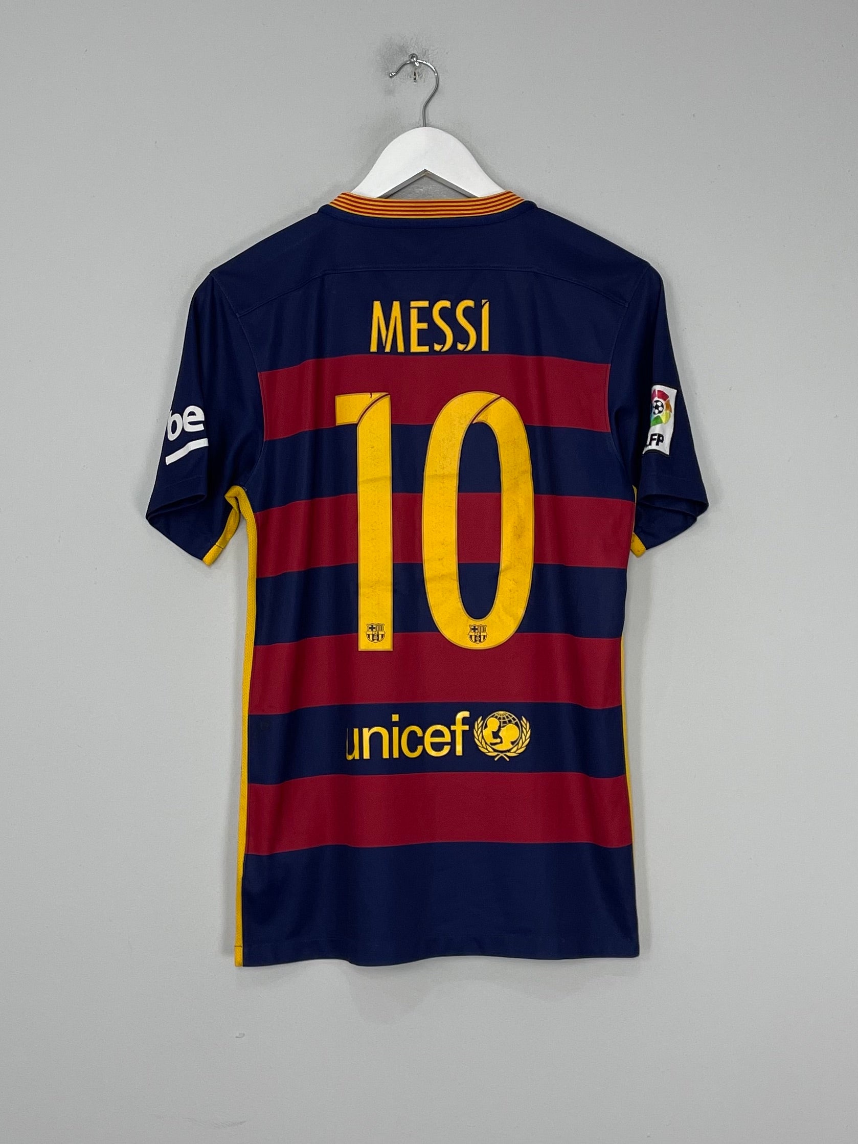 2015/16 BARCELONA MESSI #10 HOME SHIRT (S) NIKE